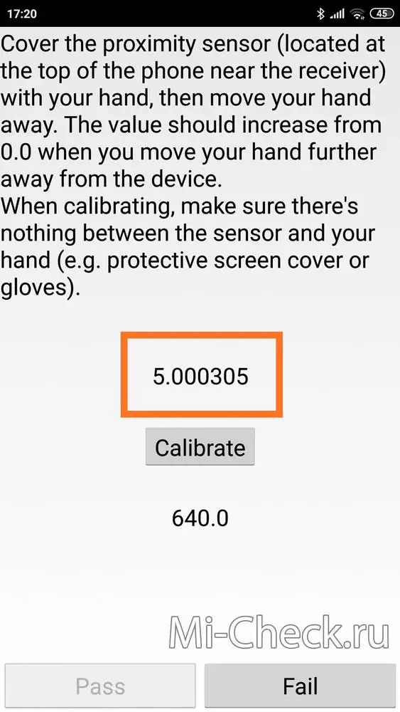 Калибровка датчика приближения через инженерное меню Xiaomi