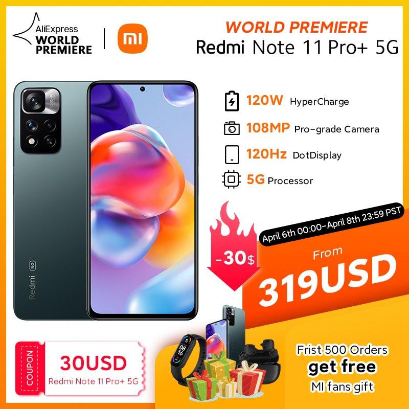 Старт продаж глобальной версии Xiaomi Redmi Note 11 Pro+ 5G