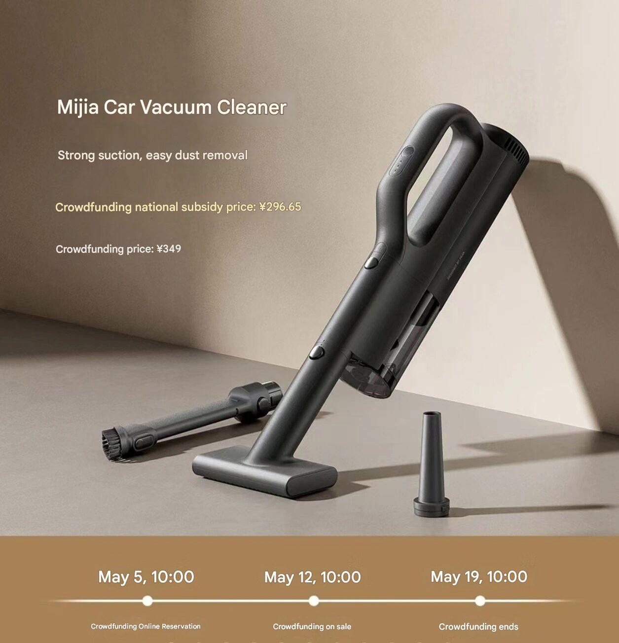 Автопылесос Xiaomi Mijia с мощностью 21 кПа