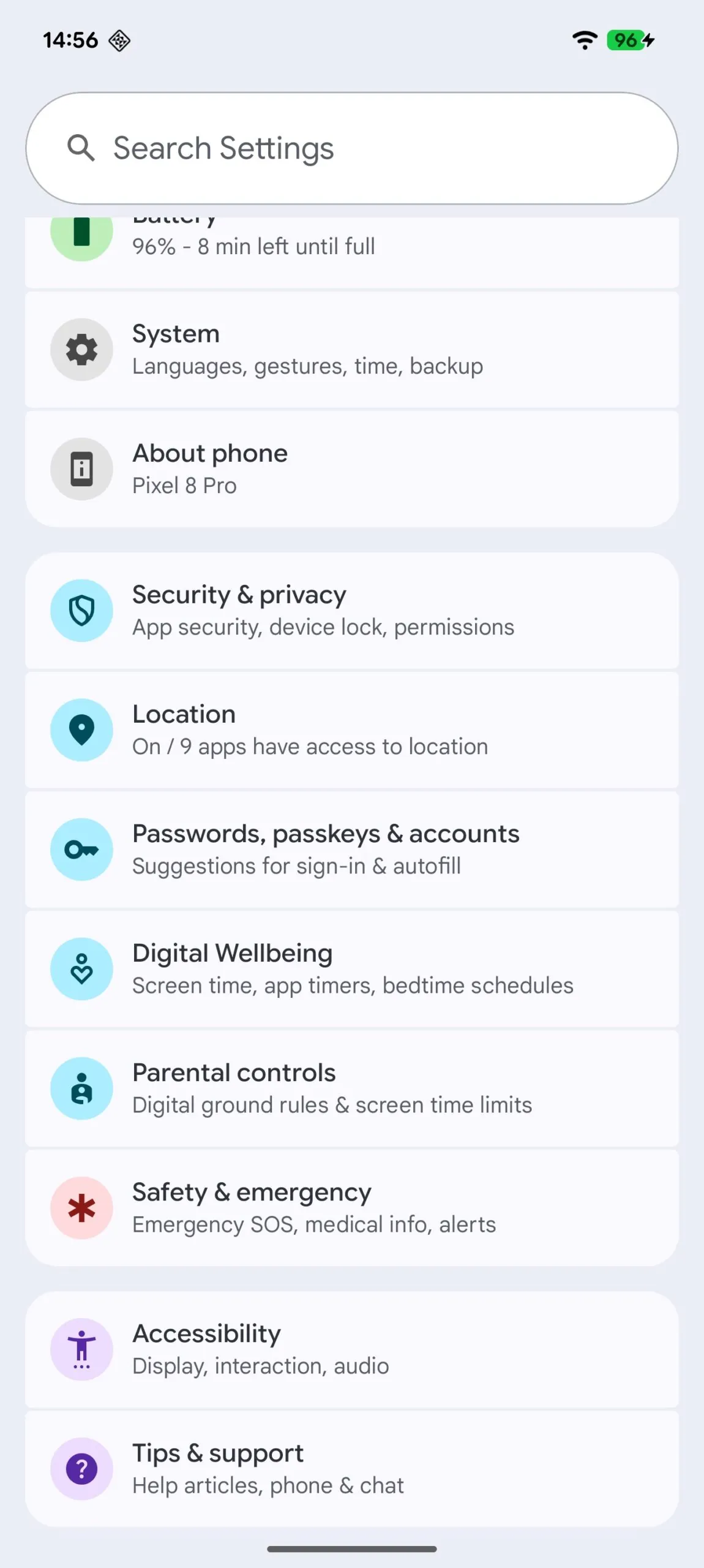 Родительский контроль в Android 16