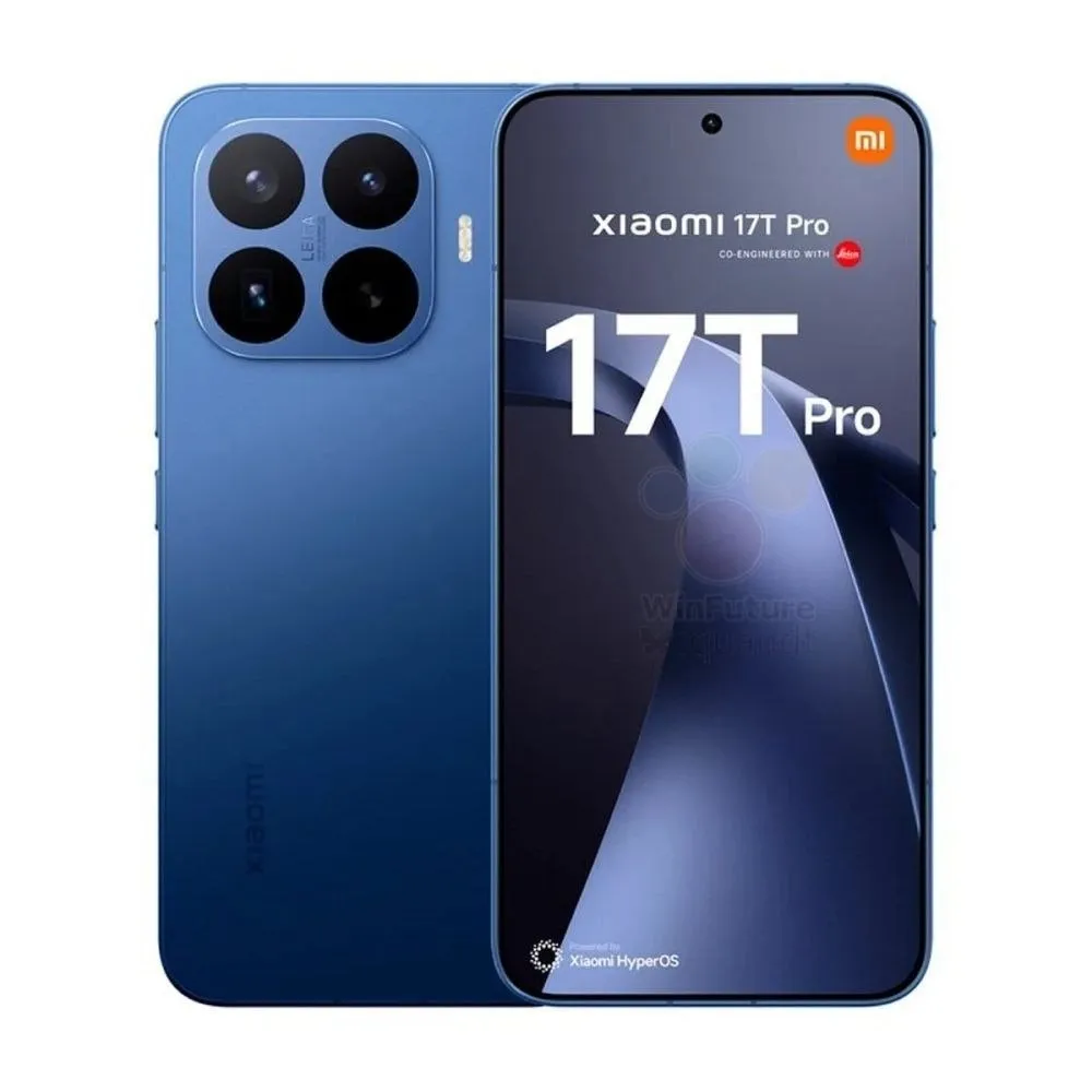 Xiaomi 17T Pro в тёмно-синем цвете — тройная камера Leica и экран с HyperOS