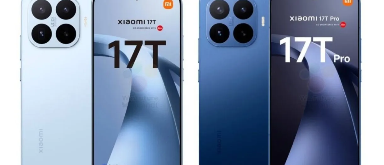 Xiaomi 17T и 17T Pro — официальные рендеры смартфонов с камерами Leica