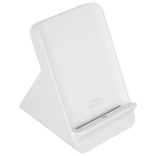 Белая подставка Xiaomi 80W Adaptive Wireless Charging Stand для смартфона