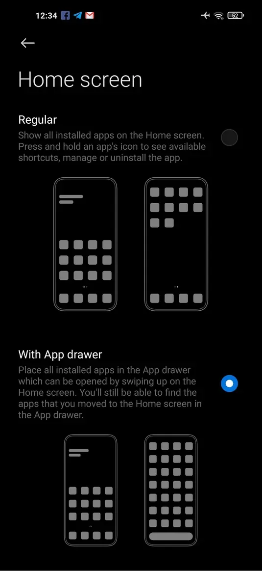 Настройка иконок на рабочем столе MIUI 12 на Redmi Note 9T