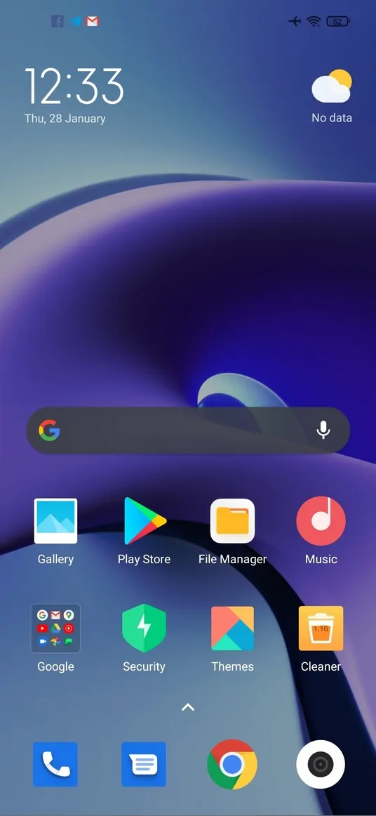 Настройка рабочего стола MIUI 12 на Redmi Note 9T