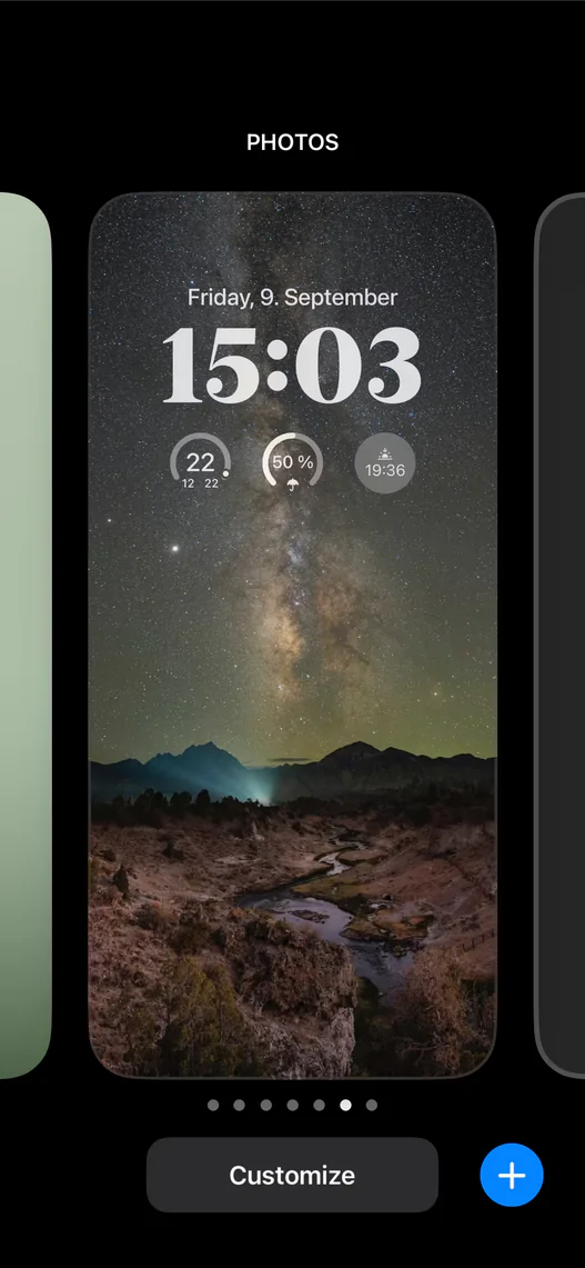Lock screen