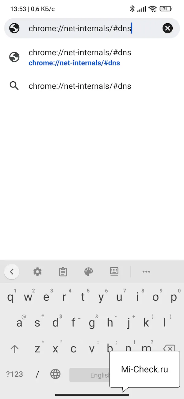 Настройки DNS в браузере Google Chrome