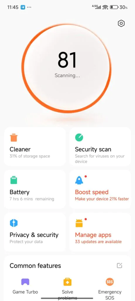 новая функция Storage Refresh