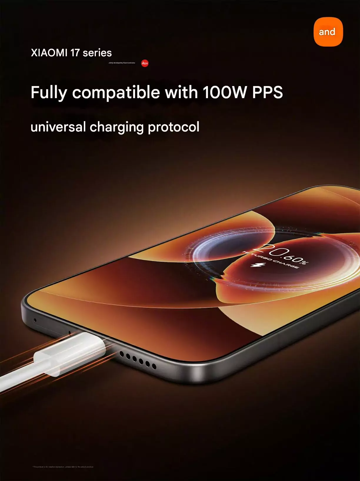 Xiaomi 17 получил универсальную 100W PPS зарядку