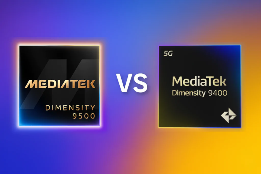 Dimensity 9500 vs Dimensity 9400