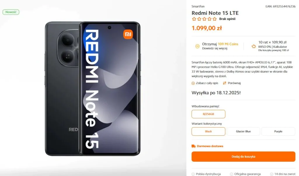 Redmi Note 15 LTE