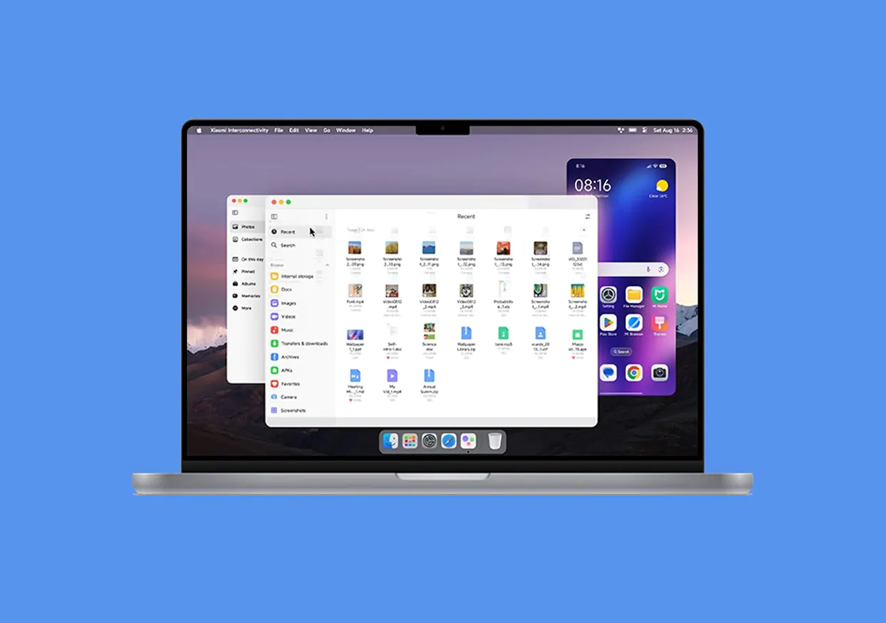 Окна в стиле рабочего стола на Mac и iPad