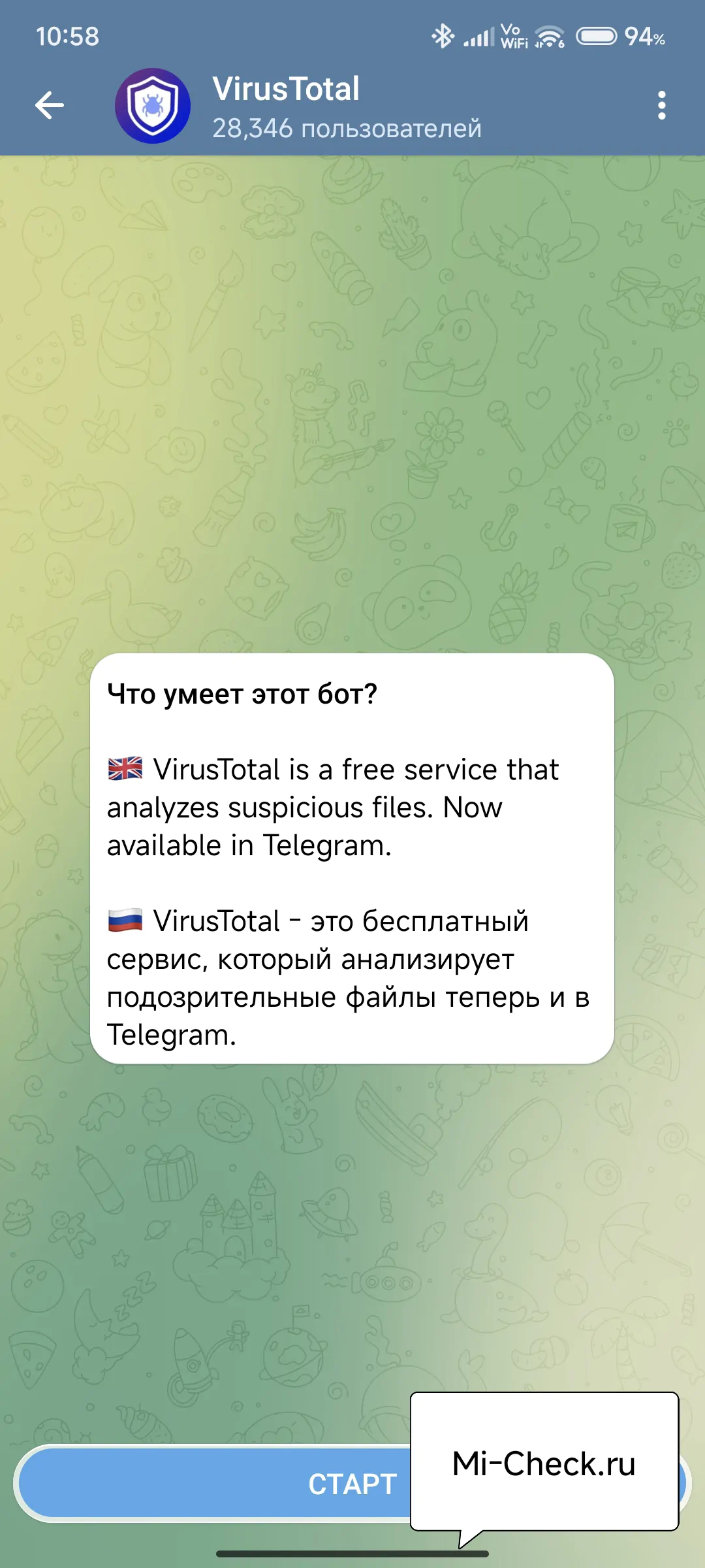 бот VirusTotal