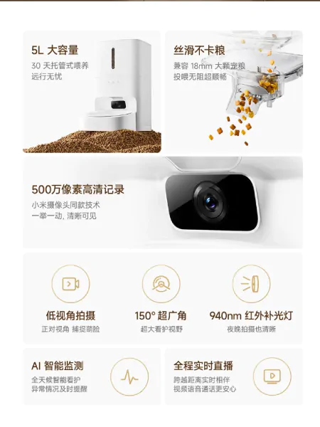 Mijia Smart Pet Feeder Visual Edition with AI